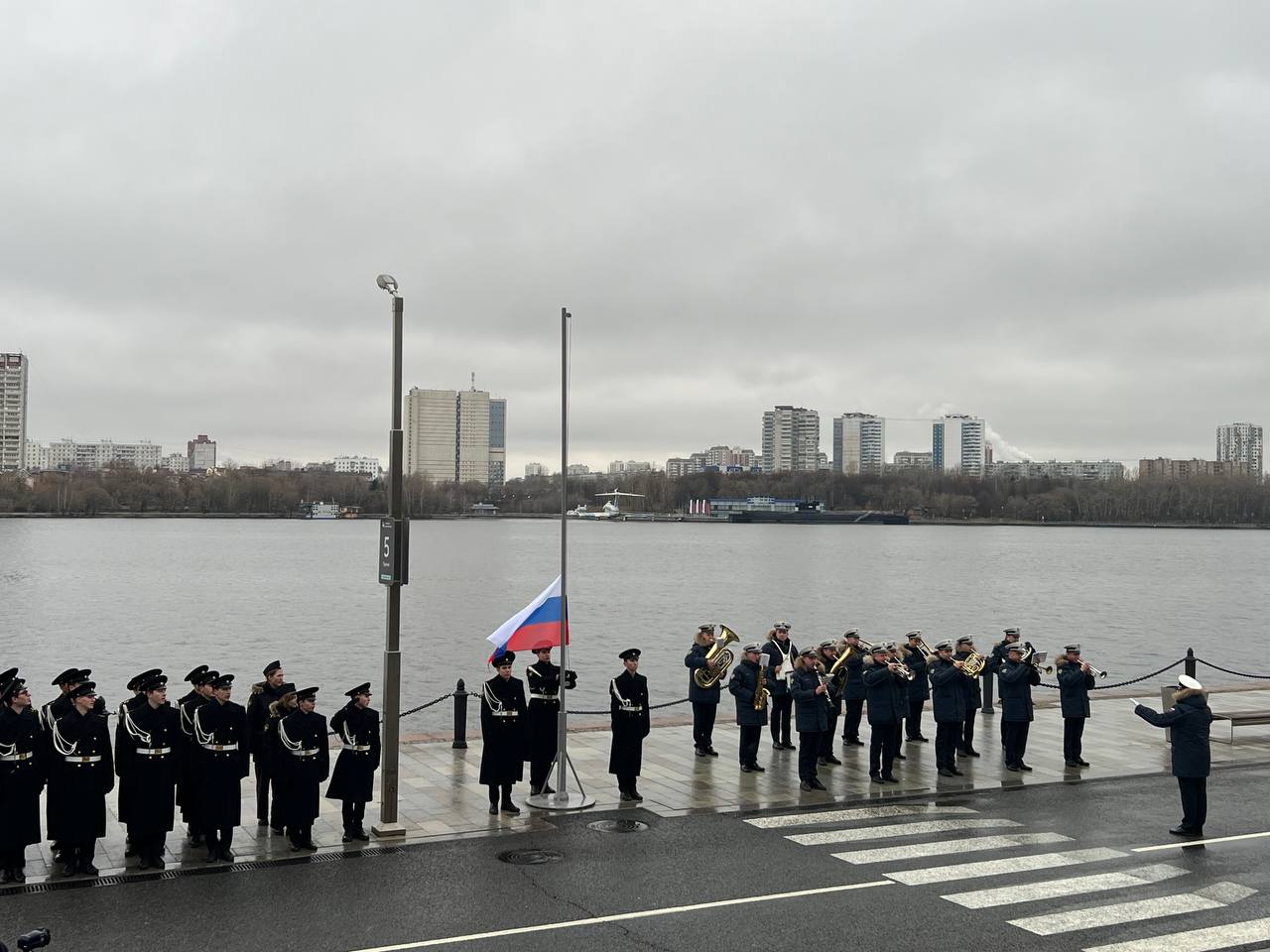 На Северном речном вокзале города Москвы прошла церемония закрытия речной навигации 2023 года